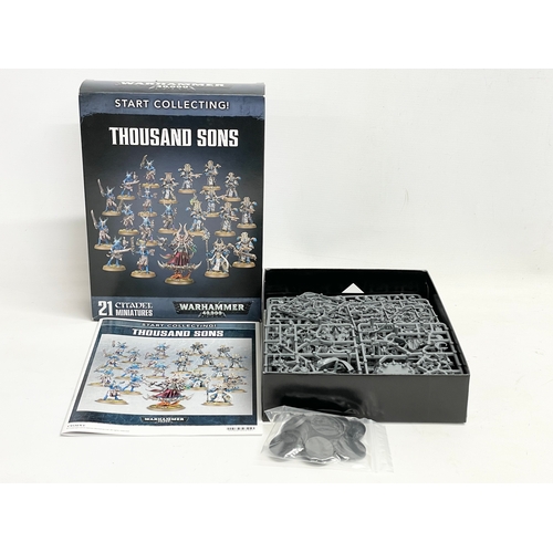 62 - An unused Warhammer 40,000 Thousand Sons 21 Citadel Miniatures in box.
