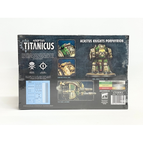 65 - An unopened Warhammer Adeptus Titanicus Acastus Knights Porphyrion in box