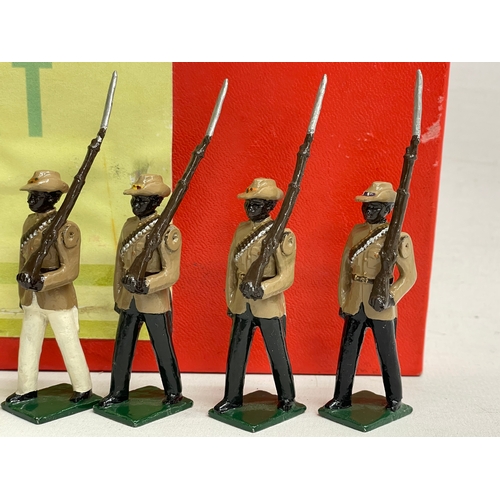 99 - A collection of vintage led model soldiers. Including a G.M Georges Munkle and Britains.