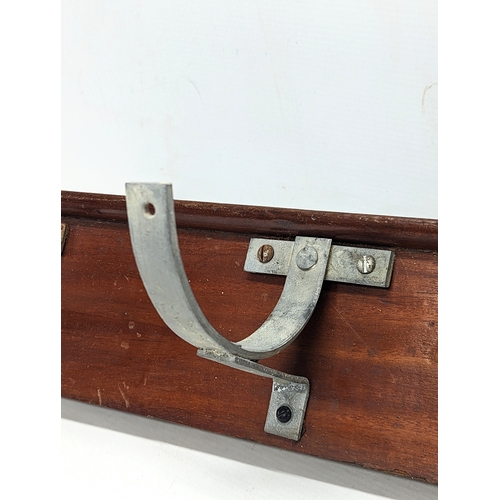 236 - A vintage hat and coat rack. 81.5cm