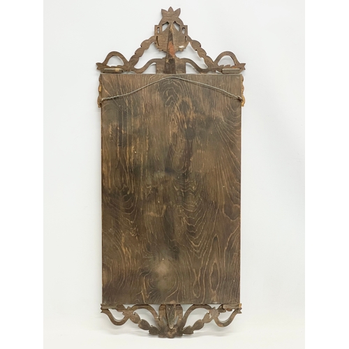 292 - An early 20th century gilt framed mirror. 40x92cm