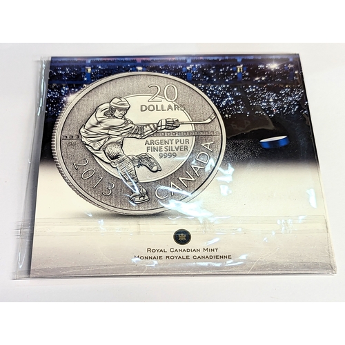 543 - A silver proof Canadian 20 Dollar coin