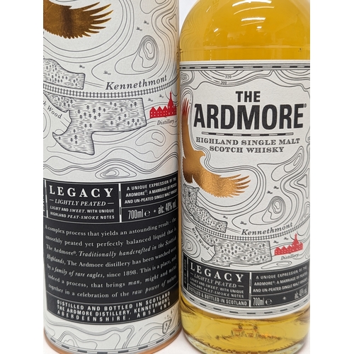 313 - An unopened bottle of The Ardmore Legacy, Highland Single Malt Scotch Whisky in box.