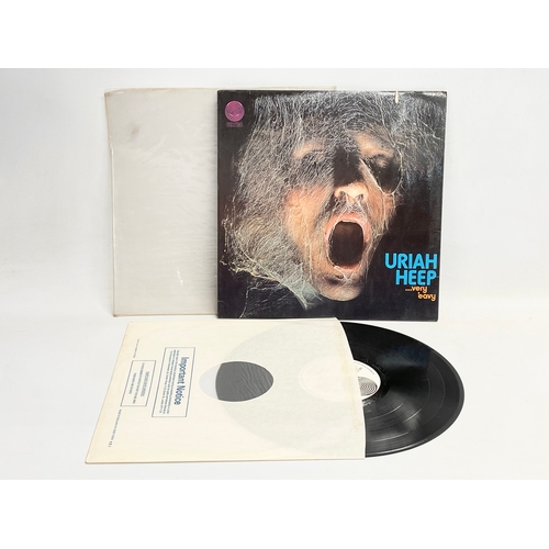 359 - A Uriah Heep Very Eavy Umble LP vinyl record. Vertigo.