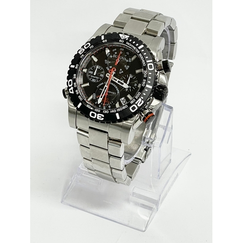 596 - A Bulova Precisionist gents watch.