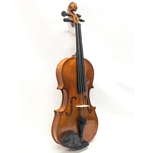 196H - A vintage violin in an earlier case.