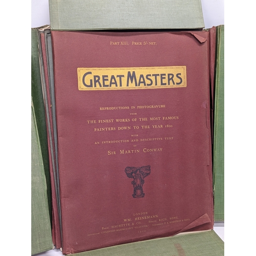 196Q - A Great Masters, 1400-1800; Reproductions in Photogravure from the Finest Works of the Most Famous P... 