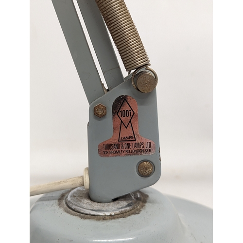 196V - A Mid Century anglepoise lamp by Thousand & One Lamps Ltd.