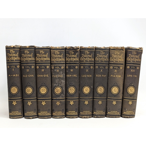 196W - The National Encyclopedia, A Dictionary of Universal Knowledge. Volume I, III,IV,VI,VIII,IX,X,XI,XII... 