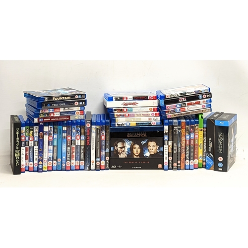 376N - A quantity of mostly Blu-Ray DVDs