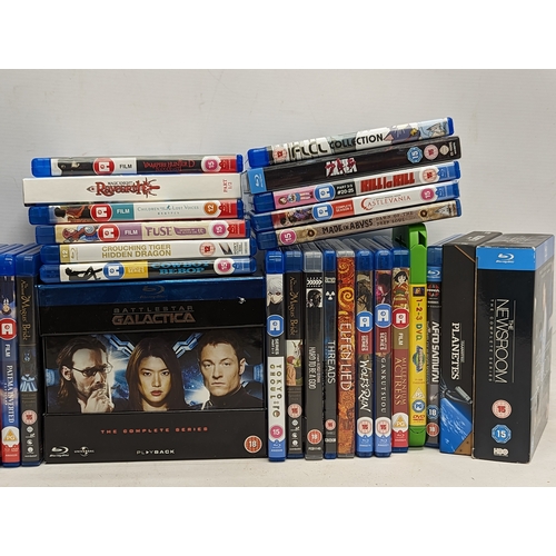 376N - A quantity of mostly Blu-Ray DVDs