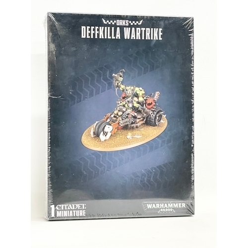 40 - An unopened Warhammer 40,000 Orks Deffkilla Wartrike in box.