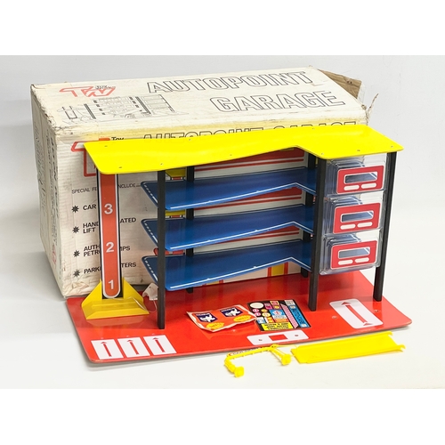 375K - A vintage Toy Works Autopoint Garage in original box. Box measures 34x26x59cm