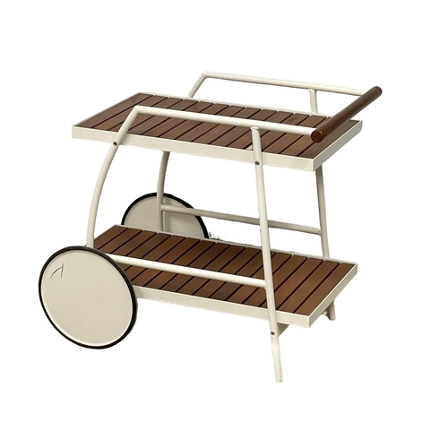 162 - A 2 tier Scandinavian trolley from IKEA. 51x78x71cm