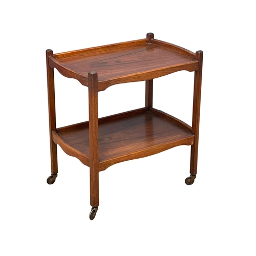 247A - A vintage 2 tier serving trolley. 65.5x42.5x69cm