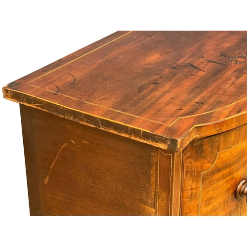 251 - A George III inlaid mahogany sideboard in the Sheraton style. Circa 1800. 152.5x60x94cm