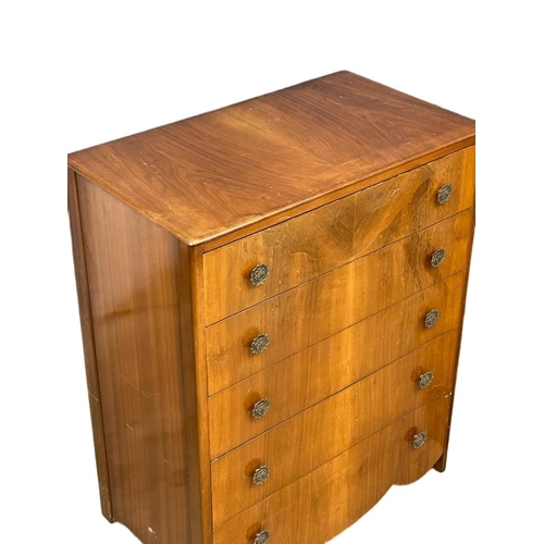 246 - 2 vintage chests of drawers. Largest 77x47x117.5cm