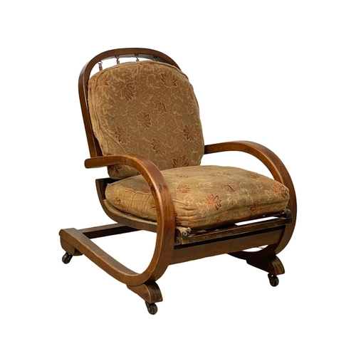 1088 - A rare good quality Art Deco ‘Famulus’ armchair, designed by J.P. Hully for P.E. Gane & Co. 1930’s.