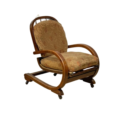 1088 - A rare good quality Art Deco ‘Famulus’ armchair, designed by J.P. Hully for P.E. Gane & Co. 1930’s.