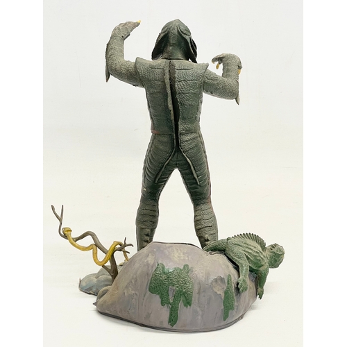 56 - A 1994 The Creature From The Black Lagoon painted model. 18x21.5cm