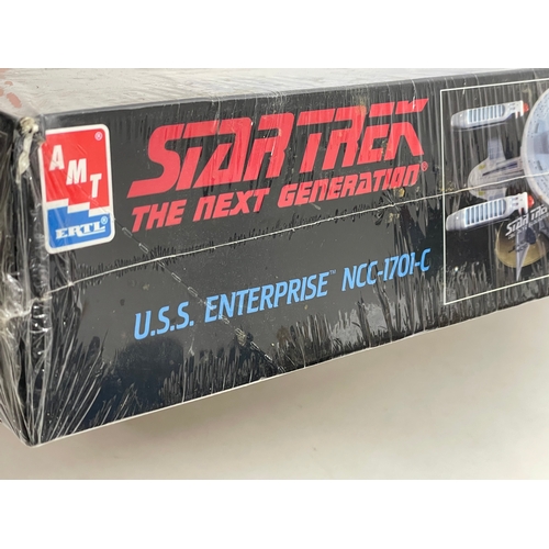 69 - An unopened AMT Ertl Star Trek The Next Generation ‘U.S.S. Enterprise NCC-1701-C’ model kit in box. ... 