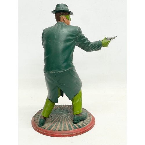 73 - A large ‘The Green Hornet’ painted model figure. 30cm