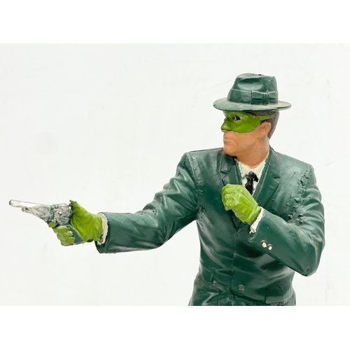 73 - A large ‘The Green Hornet’ painted model figure. 30cm