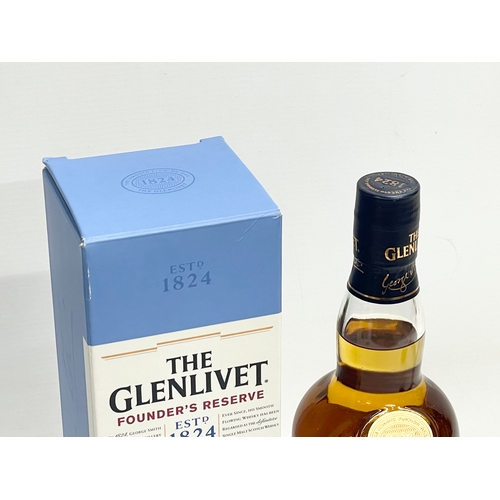 137 - The Glenlivet Founder’s Reserve Single Malt Scotch Whisky in box. American Oak Selection. 70cl.