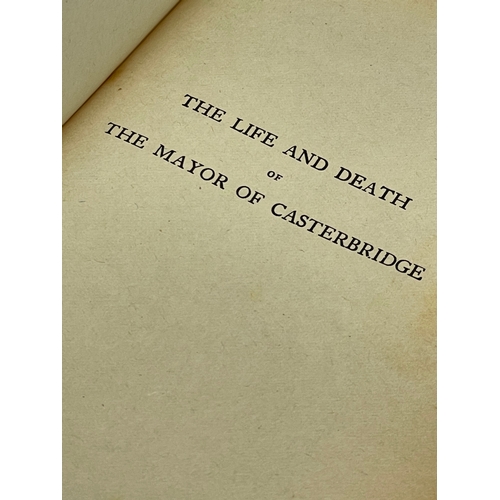 108 - 3 books by Thomas Hardy. Under The Greenwood Tree or The Mellstock Quire. The Life and Death of the ... 