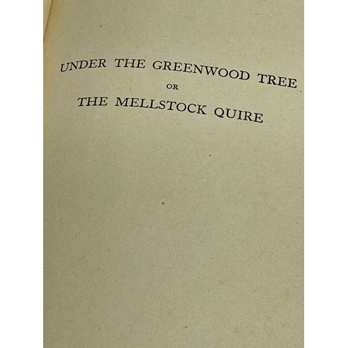 108 - 3 books by Thomas Hardy. Under The Greenwood Tree or The Mellstock Quire. The Life and Death of the ... 