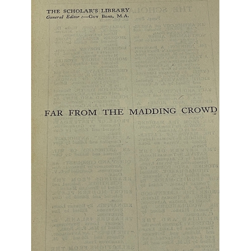 108 - 3 books by Thomas Hardy. Under The Greenwood Tree or The Mellstock Quire. The Life and Death of the ... 