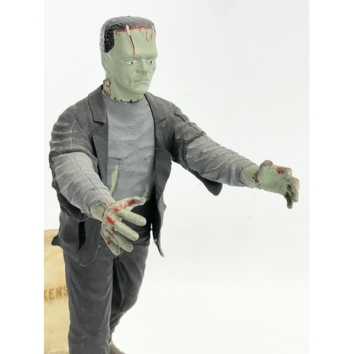 166 - An Aurora 1961 Universal Pictures ‘Frankenstein’ painted model kit figure. 20x25cm