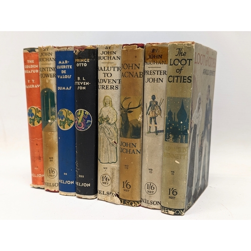 111 - A collection of The Nelson Classics books including The Loot Of Cities by Arnold Bennett, Prester Jo... 