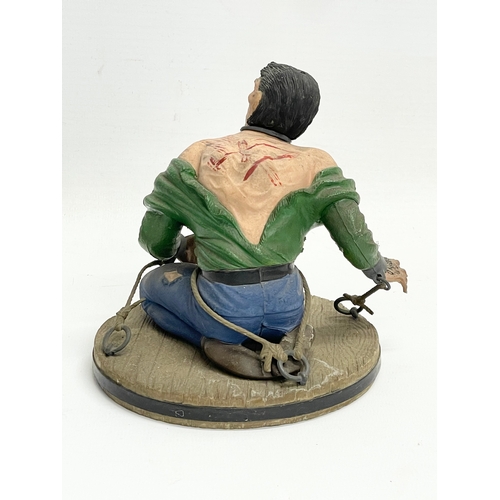 171 - A Polar Lights ‘The Bellringer of Notre Dame painted model kit figure. 13x12cm