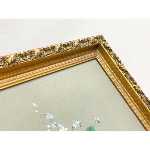 579 - A good quality Still Life print of the original painting by Laurence Biddle in an ornate gilt frame.... 