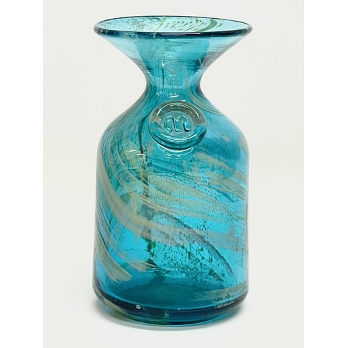 639 - A vintage Mdina Art Glass vase. 16cm