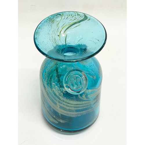 639 - A vintage Mdina Art Glass vase. 16cm