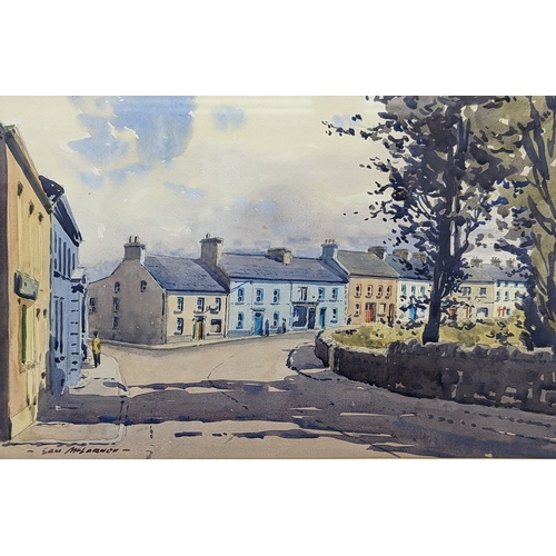 33 - A Sam McLarnon (1923-2013) watercolour painting. 61.5x44cm with frame, 46x28.5cm without frame.