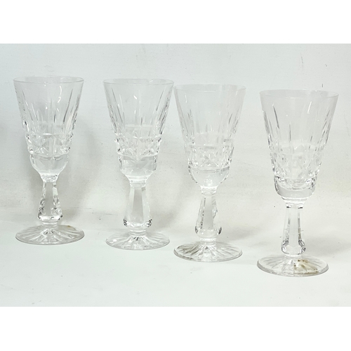 647 - A set of 4 Waterford Crystal ‘Kylemore’ pattern glasses in box. Glasses measure 13.5cm