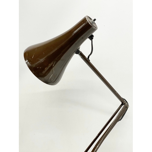 224 - A vintage angle poise lamp. Largest 83cm