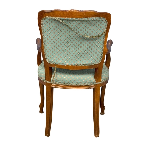 208 - A French style bedroom chair.