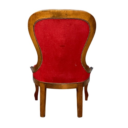 95 - A Victorian style Spoon Back chair.