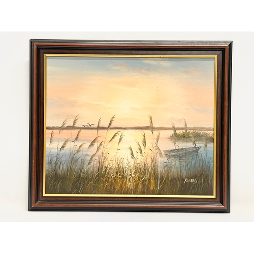 589 - An oil painting signed Rogers. Painting measures 49.5x40.5cm. Frame 59.5x50.5cm.