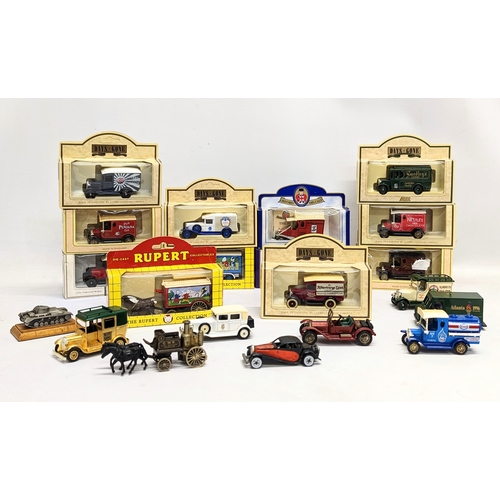 263 - A quantity of collectable model cars including Matchbox, Days Gone, The Oxford Die-Cast, The Rupert ... 