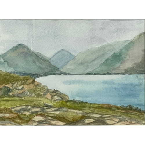 79 - A watercolour painting by Jean Blair. Painting measures 29.5x21.5cm. Frame 47x39cm