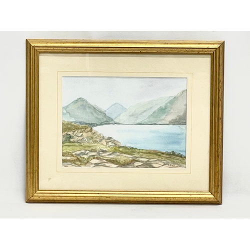 79 - A watercolour painting by Jean Blair. Painting measures 29.5x21.5cm. Frame 47x39cm