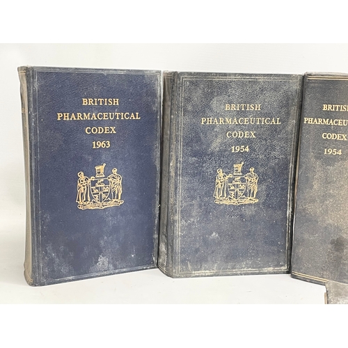 107 - A collection of vintage medical books. Including a 1914 The British Pharmacopoeia, a 1957 The Medica... 