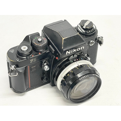 284 - A rare Nikon F3 camera.