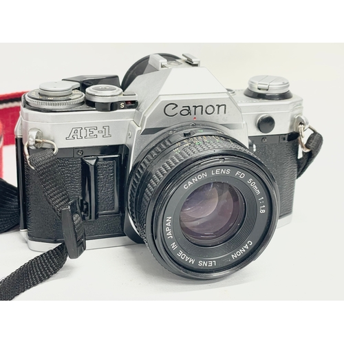 295 - A Canon AE-1 camera.