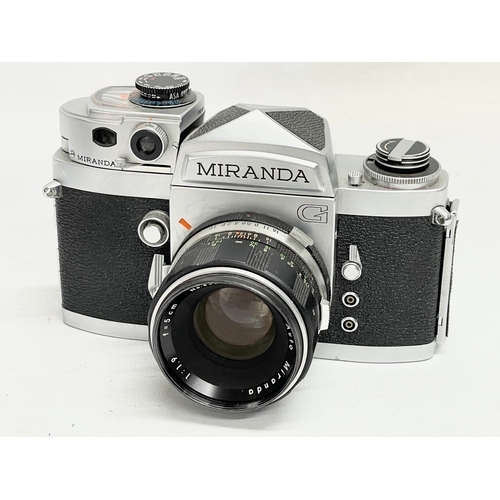 307 - 2 Miranda cameras. A Miranda G camera and a Miranda FV camera.